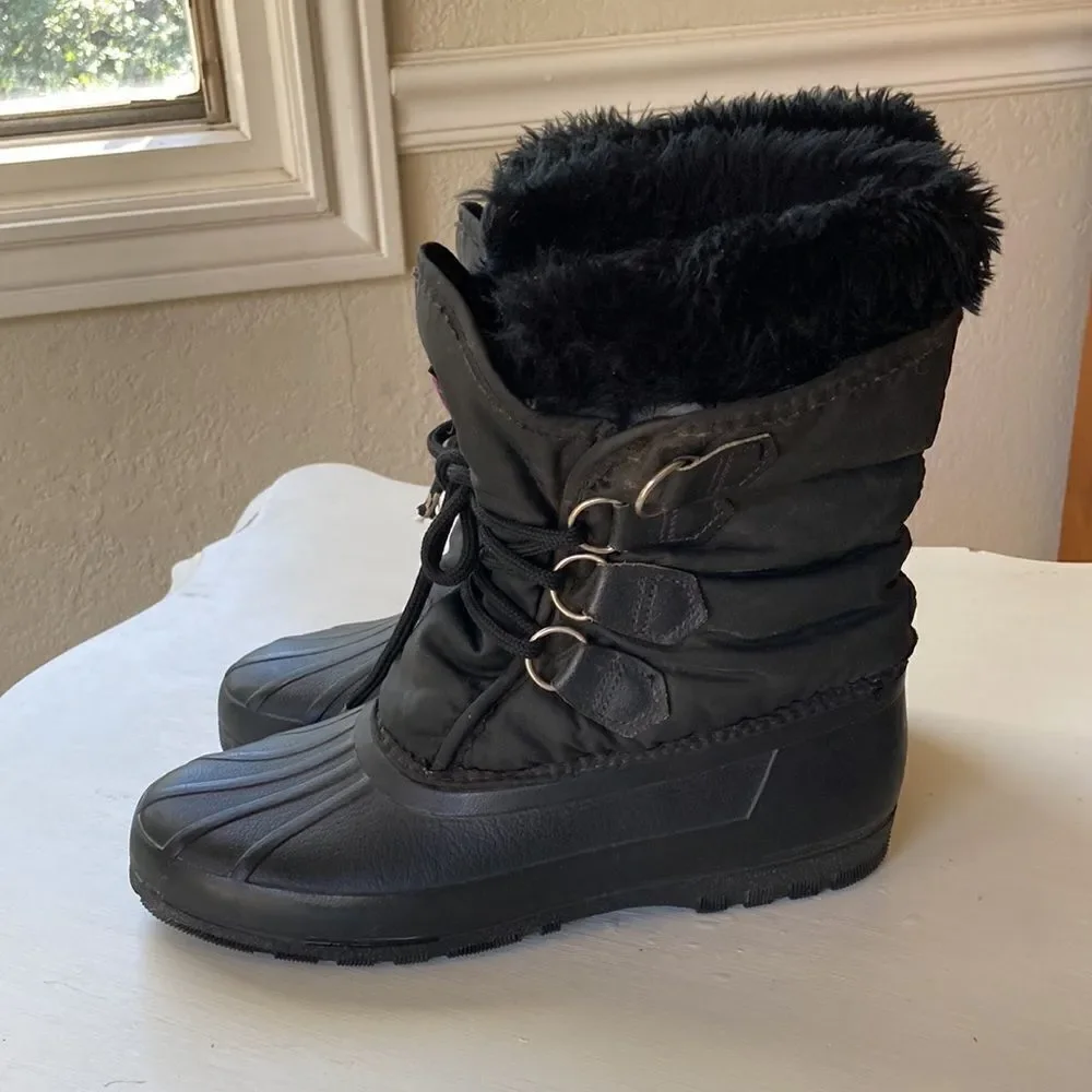 Vintage Sorel Women’s Snow Winter Fleece Lined Waterproof Boots Size 8